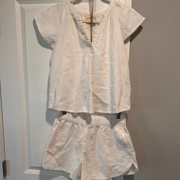 Two Piece Matching Ruffle Top & Short - Picture 2 of 3